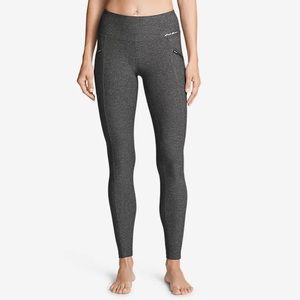Eddie Bauer Trail tights XS Gray/Plum New/no tags